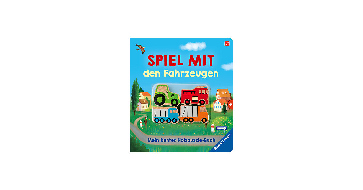 Buch - Spiel mit den Fahrzeugen: Mein buntes Holzpuzzle-Buch Buch - Spiel mit den Fahrzeugen: Mein buntes Holzpuzzle-Buch von Ravensburger