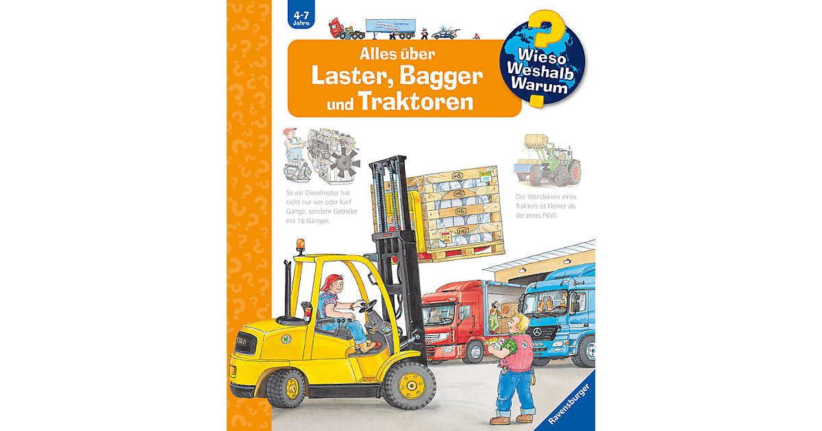 Buch - WWW Alles über Laster, Bagger & Traktoren Buch - WWW Alles über Laster, Bagger & Traktoren von Ravensburger