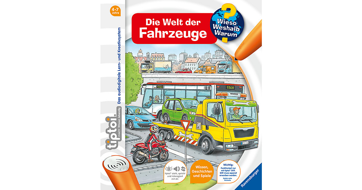 tiptoi® WWW: Die Welt der Fahrzeuge von Lego
