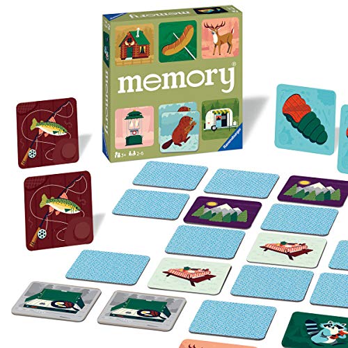 Ravensburger Camping Adventures Memory Matching Picture Snap Pairs Game for Kids Age 3 Years Up von Ravensburger