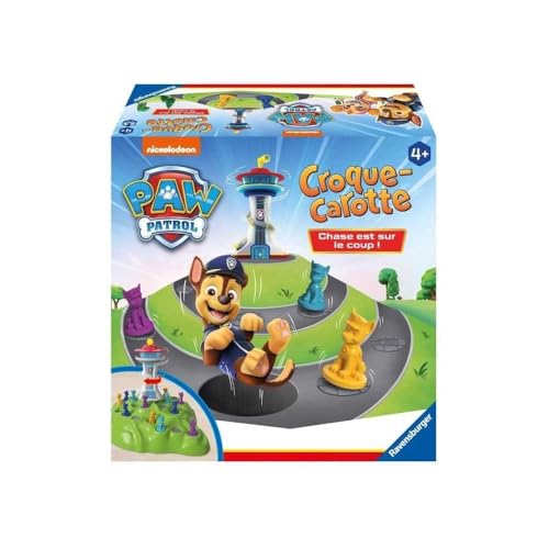 Carrot Crunch Paw Patrol, Lustiges Trail-Spiel, Ab 4 Jahren, 22385, Französische Version, Ravensburger von Ravensburger