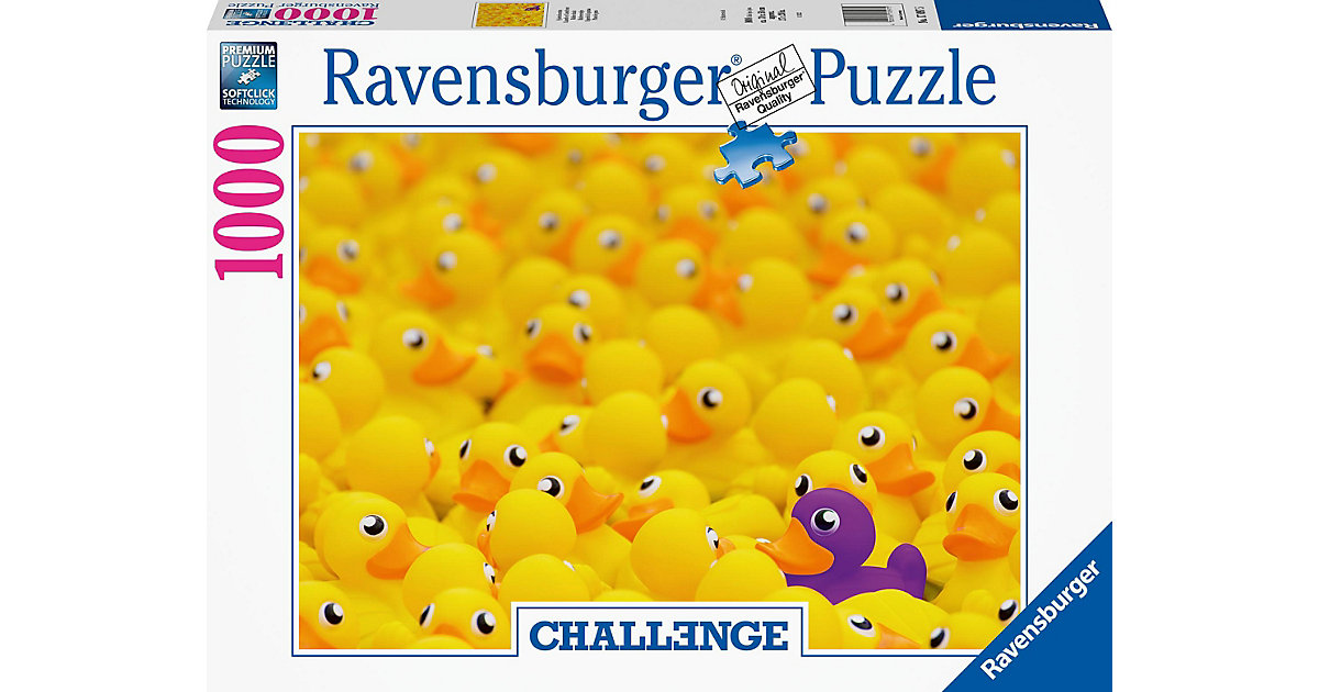 Challenge Puzzle 17097 - Quietscheenten 1000 Teile von Ravensburger