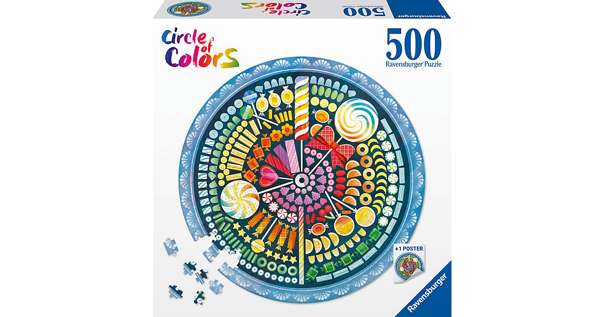 Circle of Colors Puzzle Candy, 500 Teile von Ravensburger