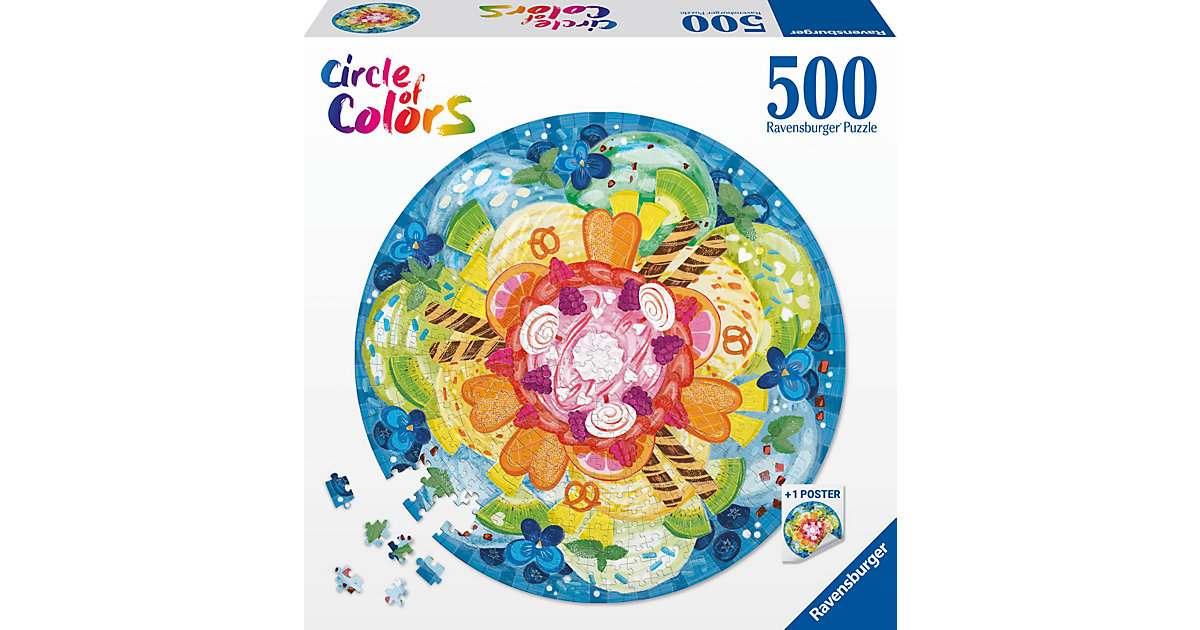 Circle of Colors Puzzle Ice Cream, 500 Teile von Ravensburger