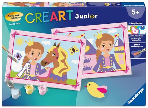 CreArt, Malen nach Zahlen Junior - Kleine Prinzessin CreArt, Malen nach Zahlen Junior - Kleine Prinzessin von Ravensburger