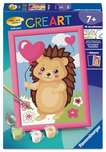 CreArt, Malen nach Zahlen Kinder - Herziger Igel CreArt, Malen nach Zahlen Kinder - Herziger Igel von Ravensburger