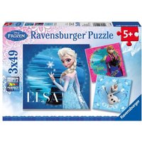 Puzzle Ravensburger Elsa, Anna & Olaf 3 X 49 Teile von Ravensburger Verlag GmbH