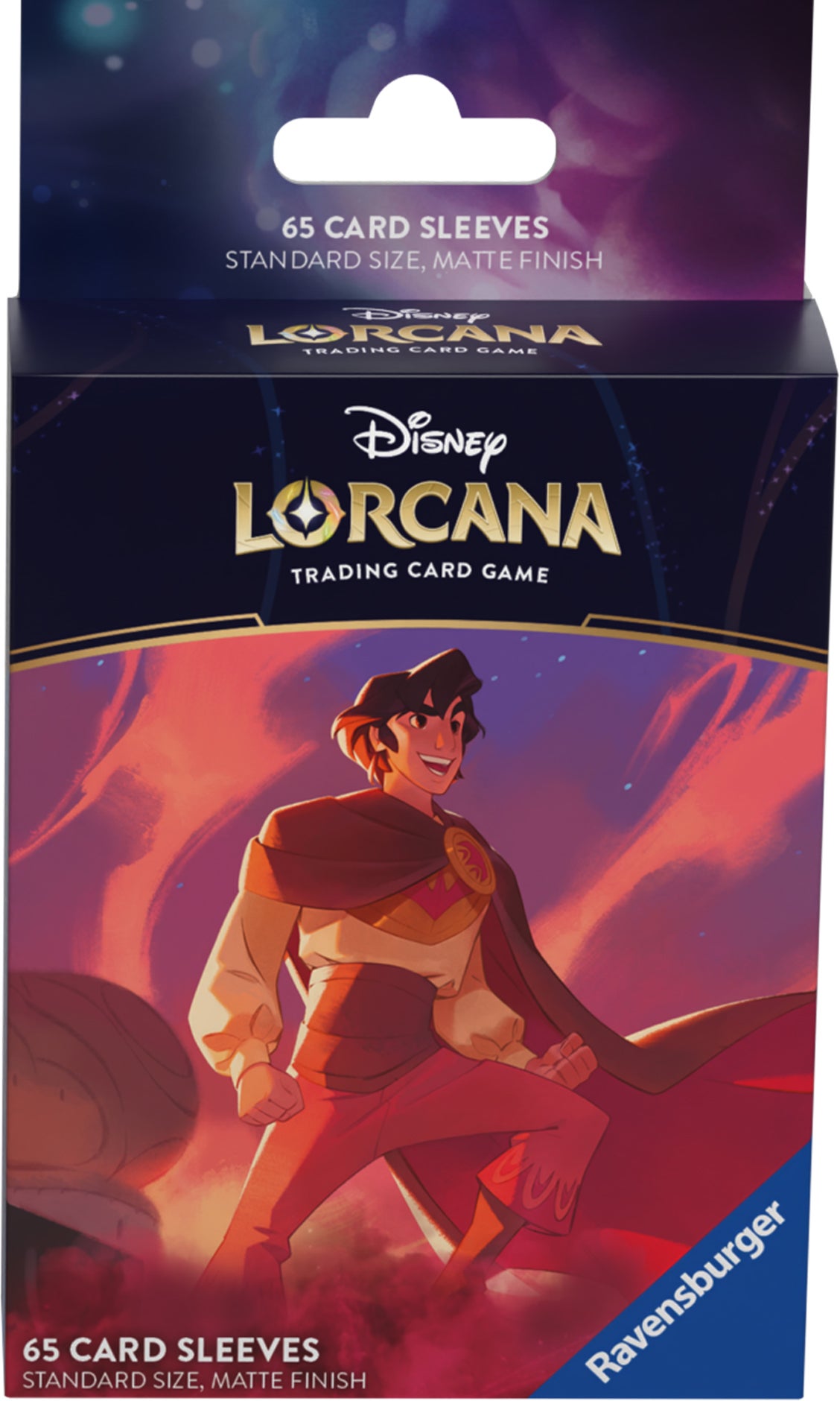 Disney Lorcana Shimmering Skies Card Sleeve Plastikhüllen Aladdin 65er-Pack Disney Lorcana Shimmering Skies Card Sleeve Plastikhüllen Aladdin 65er-Pack von Ravensburger