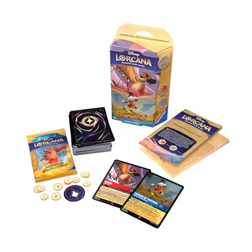 Disney Lorcana TCG: In Terra d'Ink Starter Deck Rubin & Saphir, ab 8 Jahren von Ravensburger