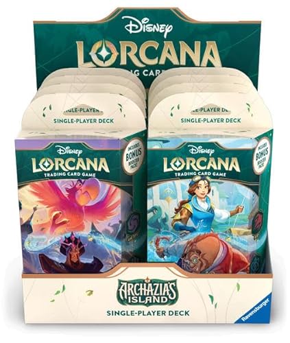 Disney Lorcana Trading Card Game: Archazias Insel - Display mit 8 Starter Decks (Englisch) von Ravensburger