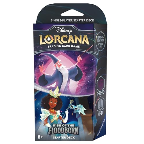 Disney Lorcana Trading Card Game: Aufstieg der Flutgestalten - Starter Deck Amethyst und Stahl (Englisch) von Ravensburger