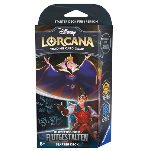 Ravensburger 11098236 Disney Lorcana: Aufstieg der Flutgestalten - Starter Deck Bernstein und Saphir (Deutsch) von Ravensburger