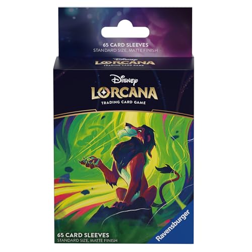 Disney Lorcana Trading Card Game: Azurblaues Meer - Kartenhüllen Scar Disney Lorcana Trading Card Game: Azurblaues Meer - Kartenhüllen Scar von Ravensburger