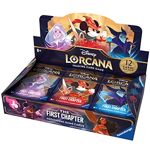 Disney Lorcana Trading Card Game: Das Erste Kapitel - Display mit 24 Booster Packs - Englisch Disney Lorcana Trading Card Game: Das Erste Kapitel - Display mit 24 Booster Packs - Englisch von Ravensburger
