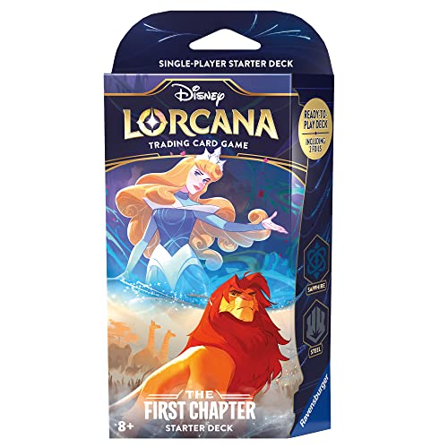 Disney Lorcana Trading Card Game: Das Erste Kapitel - Starter Deck Saphir und Stahl (Englisch) von GraviTrax