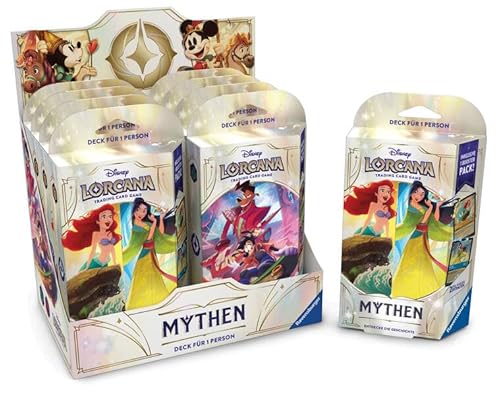 Disney Lorcana Trading Card Game: Einzelspieler-Deck Display (Deutsch) von Ravensburger