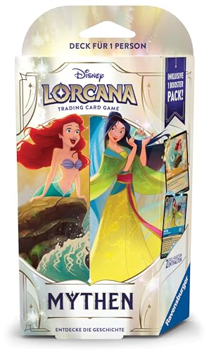 Disney Lorcana Trading Card Game: Mythen - Einzelspieler Deck Bernstein und Saphir (Deutsch) von Ravensburger