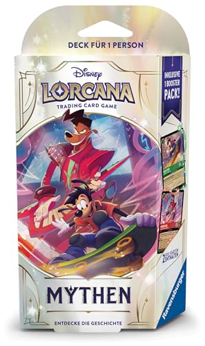 Disney Lorcana Trading Card Game: Mythen - Einzelspieler Deck Smaragd und Rubin (Deutsch) von Ravensburger