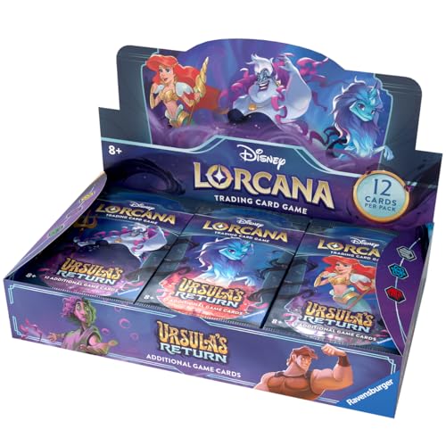 Disney Lorcana Trading Card Game: Set 4 - Booster Display mit 24 Booster Packs (Englisch) von Ravensburger