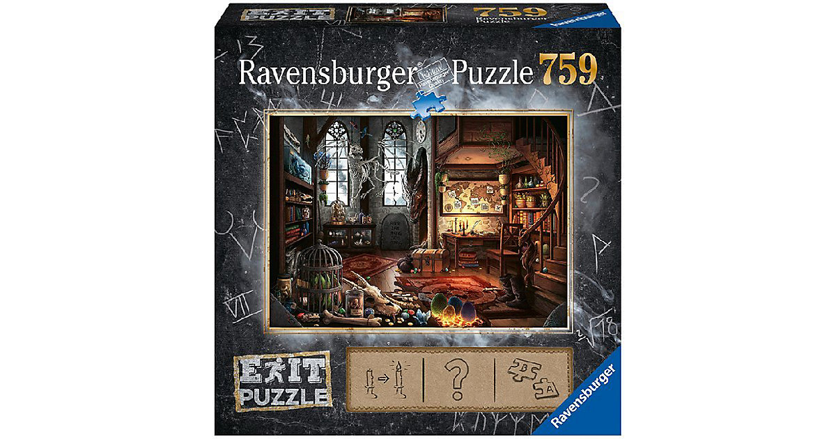 Buch - EXIT Puzzle 759 Teile, 70x50 cm, Exit 5: Im Drachenlabor Buch - EXIT Puzzle 759 Teile, 70x50 cm, Exit 5: Im Drachenlabor von Ravensburger