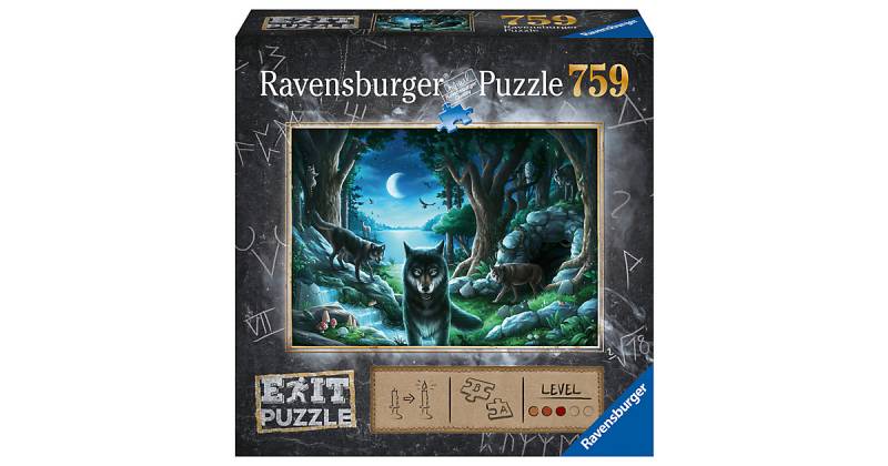EXIT Puzzle 759 Teile, 70x50 cm, Exit 7: Wolf von Ravensburger