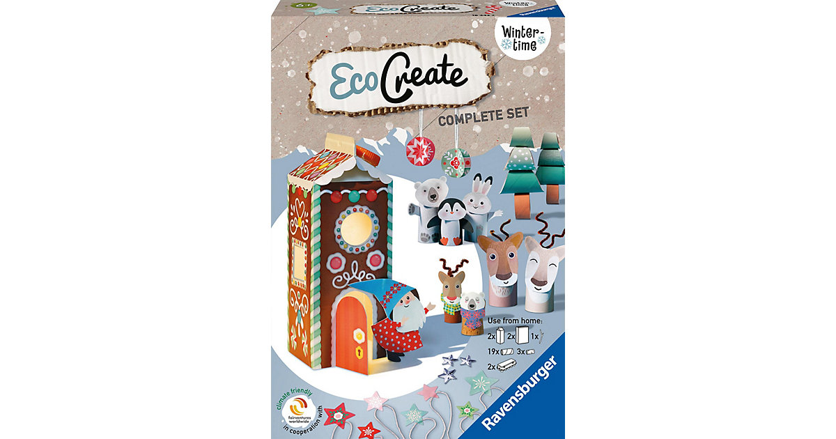 EcoCreate Midi Upcycling-Set - Wintertime weiß EcoCreate Midi Upcycling-Set - Wintertime weiß von Ravensburger
