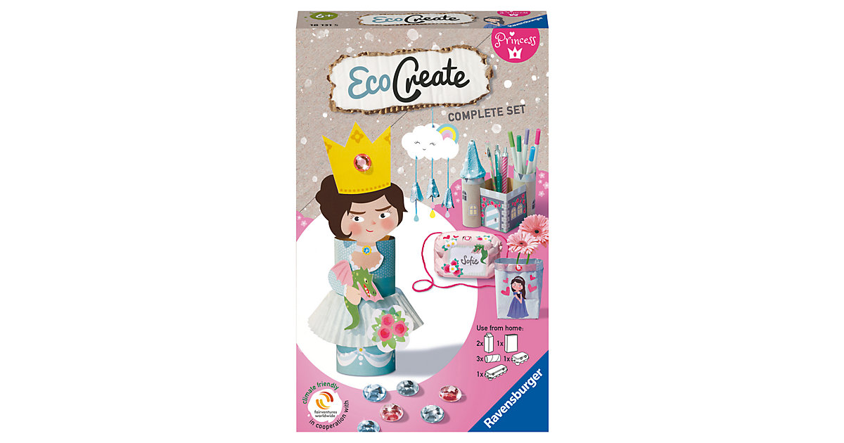 EcoCreate Mini Upcycling-Set - Princess rosa von Ravensburger