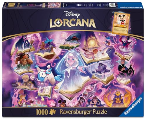 Erwachsenenpuzzle 1000 Teile - Disney Lorcana - Glimmers of The Realm: Amethyst von Ravensburger