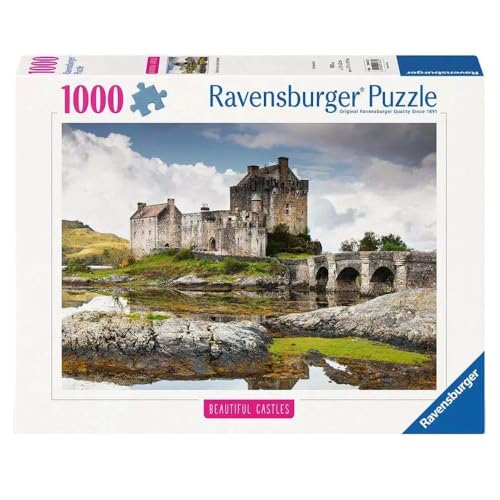 Ravensburger Puzzle 12001315, Beautiful Castles: Eilean Donan Castle, Schottland, 1000 Teile Puzzle für Erwachsene und Kinder ab 14 Jahre von Ravensburger