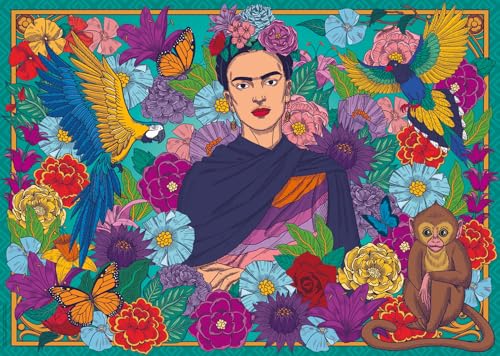 Ravensburger Puzzle 12001475 - Frida Kahlo's Paradise: Parrot, Monkey and Blooms - 1000 Teile Puzzle für Kunstfreunde und Frida Kahlo Fans ab 14 Jahren Ravensburger Puzzle 12001475 - Frida Kahlo's Paradise: Parrot, Monkey and Blooms - 1000 Teile Puzzle für Kunstfreunde und Frida Kahlo Fans ab 14 Jahren von Ravensburger