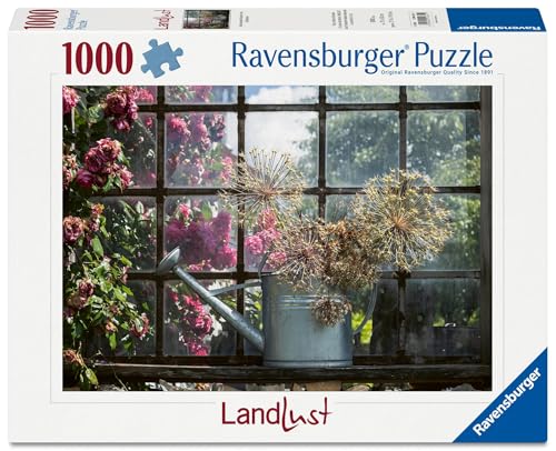 Erwachsenenpuzzle 1000 Teile - Getrockneter Allium in der Gießkanne Erwachsenenpuzzle 1000 Teile - Getrockneter Allium in der Gießkanne von Ravensburger
