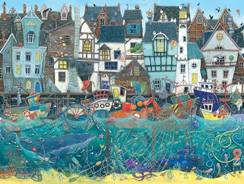 Erwachsenenpuzzle 1500 Teile - Habour of Wonders: a Bustling Fantasy Port von Ravensburger