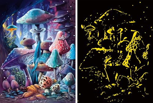 Erwachsenenpuzzle 500 Teile - Moonlight Mushrooms Erwachsenenpuzzle 500 Teile - Moonlight Mushrooms von Ravensburger