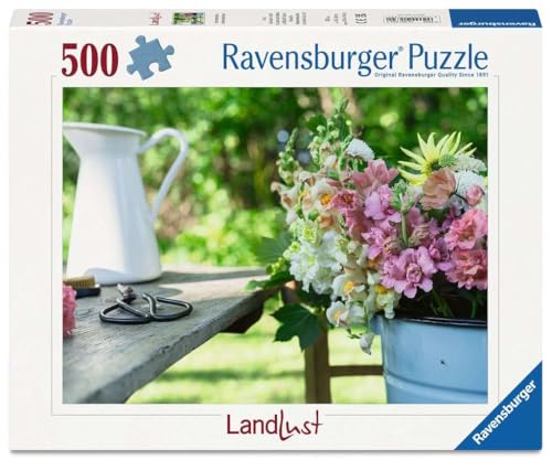Erwachsenenpuzzle 500 Teile - Sommerbunte Löwenmäulchen Erwachsenenpuzzle 500 Teile - Sommerbunte Löwenmäulchen von Ravensburger
