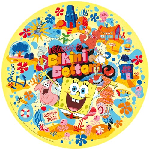 Ravensburger Puzzle 12001657 - Spongebob- 500 Teile Rundpuzzle für Erwachsene und Kinder ab 14 Jahren von Ravensburger