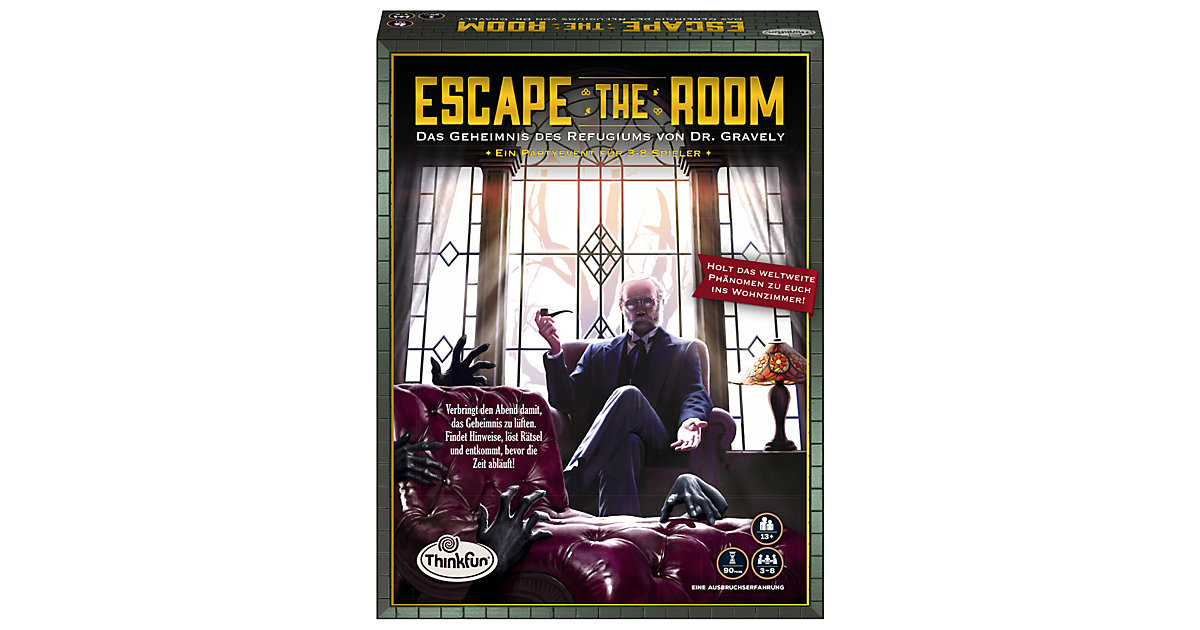 Thinkfun® Escape the Room Geheimnis des Refugiums Thinkfun® Escape the Room Geheimnis des Refugiums von Ravensburger