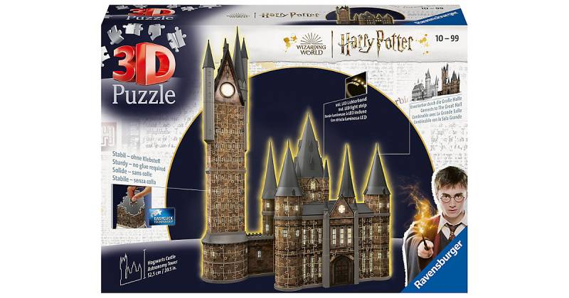 Harry Potter Hogwarts Schloss - Astronomieturm - Night Edition von Ravensburger