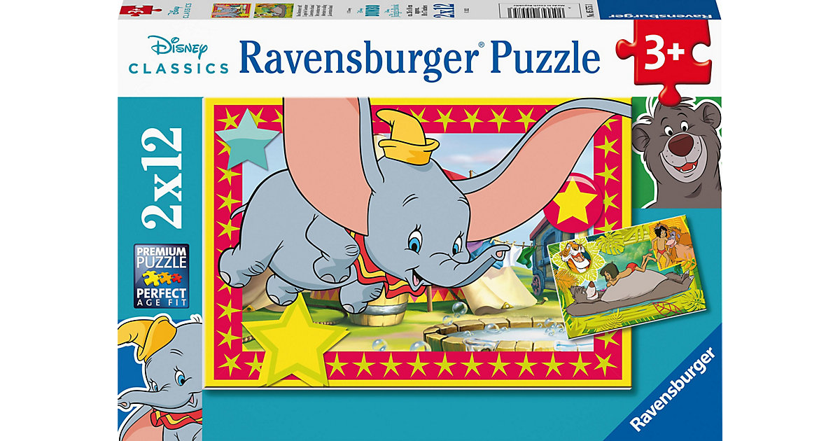 Kinderpuzzle 05575 - Das Abenteuer ruft! - 2x12 Teile Disney Puzzle Kinderpuzzle 05575 - Das Abenteuer ruft! - 2x12 Teile Disney Puzzle von Ravensburger