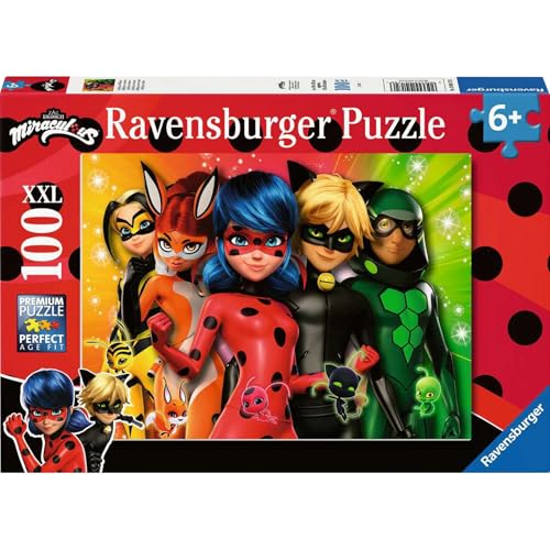 Kinderpuzzle 100 XXL Teile - Ladybug en Mission von Ravensburger