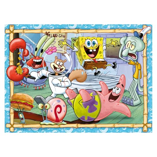 Kinderpuzzle 200 XXL Teile - Spongebob - Neue Abenteuer in Bikini Bottom von Ravensburger