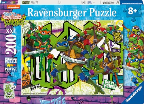 Kinderpuzzle 200 XXL Teile - Teenage Mutant Ninja Turtles - Die unbesiegbaren Turtles! von Ravensburger