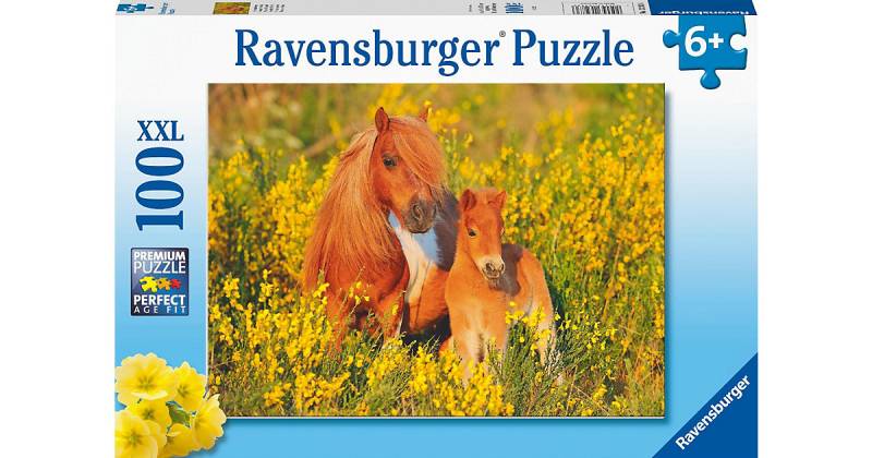 Kinderpuzzle - Shetlandponys - 100 Teile von Ravensburger