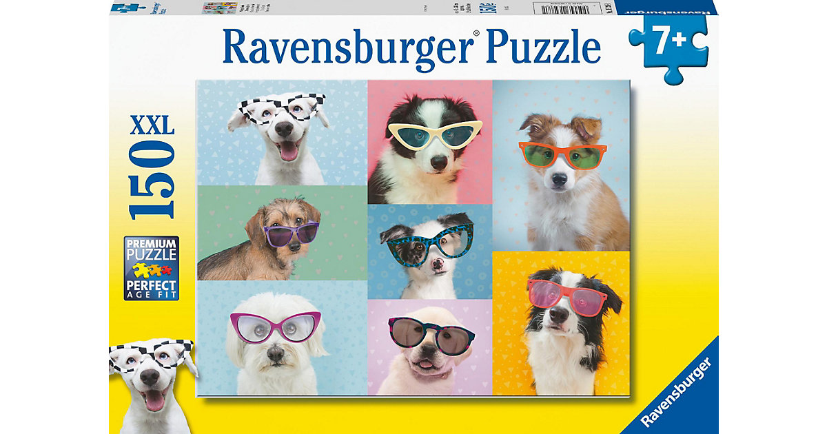 Kinderpuzzle - Witzige Hunde - 150 Teile Puzzle von Ravensburger