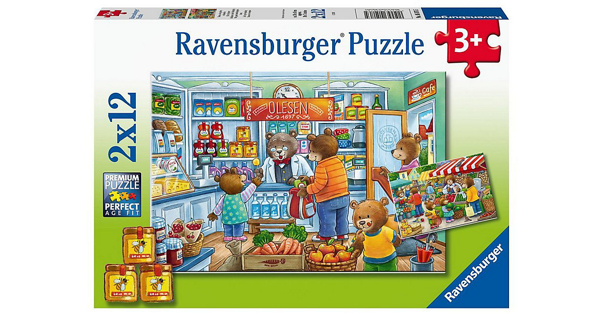 Komm, wir gehen einkaufen, 2 x 12 Teile von Ravensburger