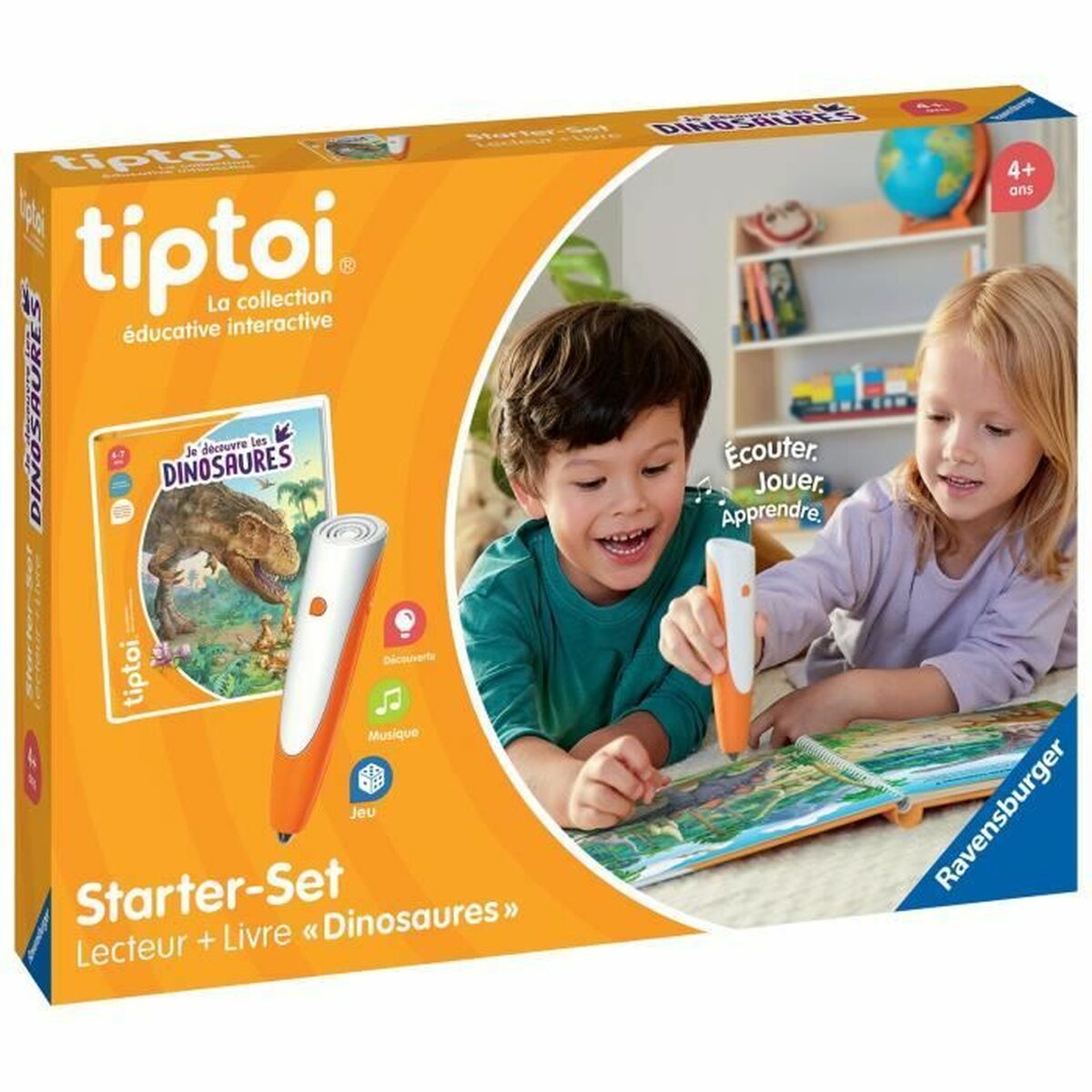 Lernspiel Ravensburger tiptoi® Starter Dino-4005556001750 (FR) von Ravensburger