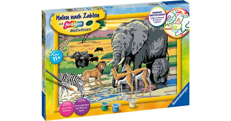 Malen nach Zahlen - Tiere in Afrika von Ravensburger
