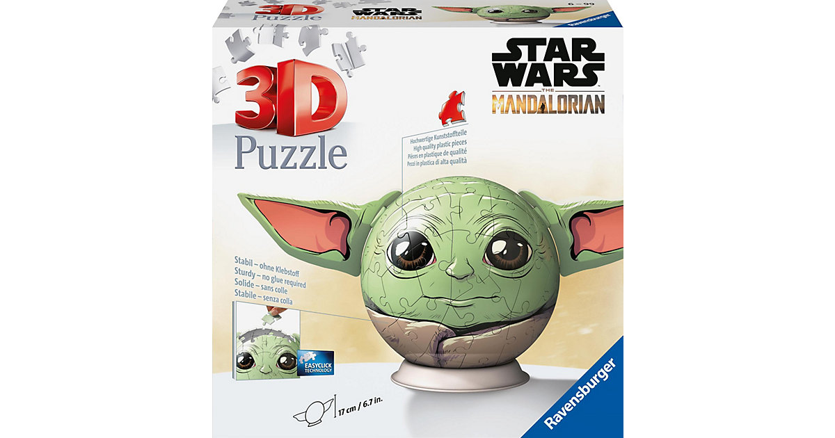 Mandalorian Grogu mit Ohren von Ravensburger