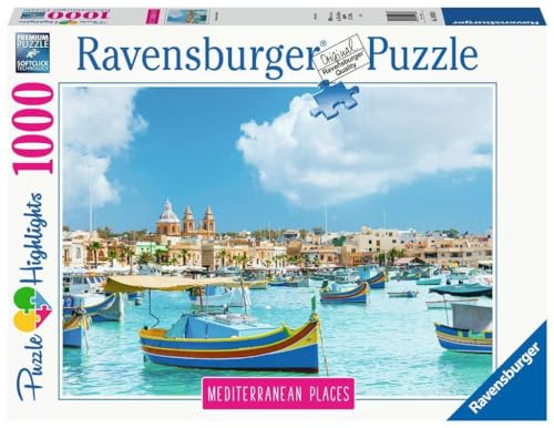 Ravensburger Puzzle 14978 - Mediterranean Places Malta - 1000 Teile Puzzle für Erwachsene und Kinder ab 14 Jahren, Puzzle mit Motiv aus Malta von Ravensburger