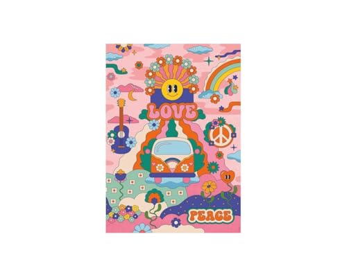 Nathan – Puzzle 1000 Teile – Hippie Style/Cha Cha Pop – Erwachsene und Kinder ab 14 Jahren – Hochwertiges Puzzle – perfekte Integration – Künstler-Kollektion – 12001443 von Ravensburger