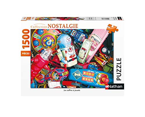 Nathan Puzzle für Erwachsene – Puzzle N 1500 P – Die Spielzeugkiste – 87804 von NATHAN